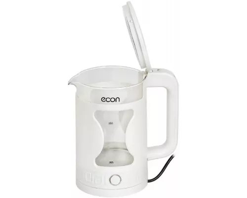 Чайник ECON ECO-1505KE стекло/белый