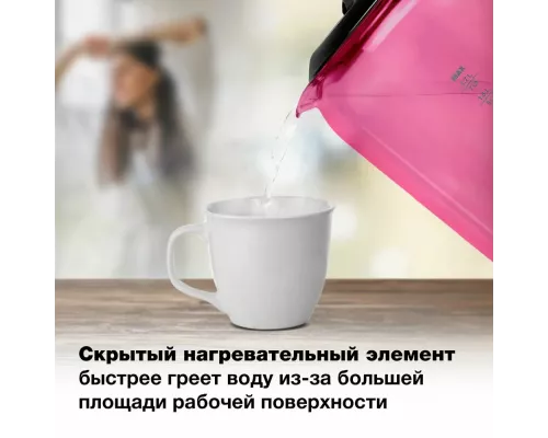 Чайник Hyundai HYK-G2807 бирюзовый стекло