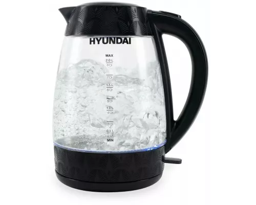 Чайник Hyundai HYK-G4505 черный стекло