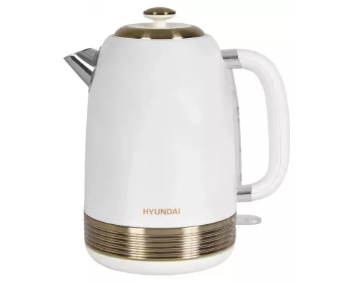 Чайник Hyundai HYK-S4500 жемчужный/золотистый