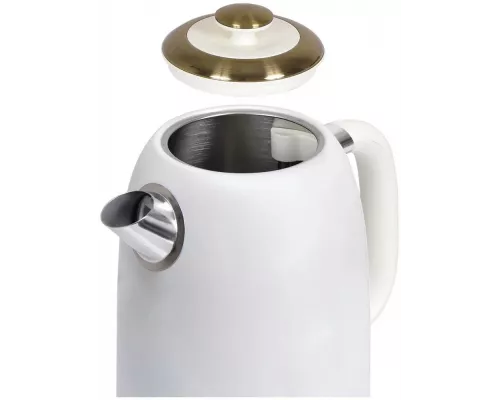 Чайник Hyundai HYK-S4500 жемчужный/золотистый