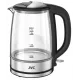 Чайник JVC JK-KE1806 черный/серебористый стекло