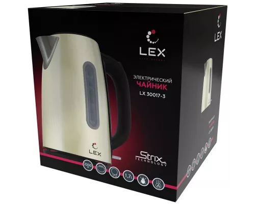 Чайник LEX LX30017-3 бежевый