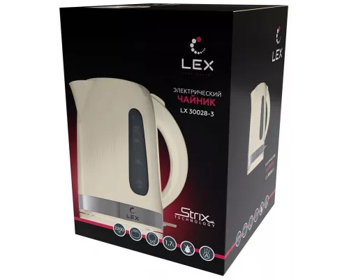 Чайник LEX LX30028-3 бежевый