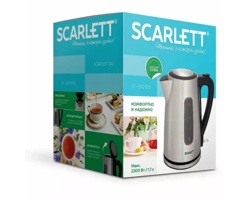 Чайник Scarlett SC-EK21S13 сталь