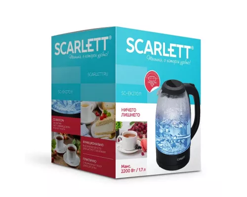Чайник Scarlett SC-EK27G11 черный