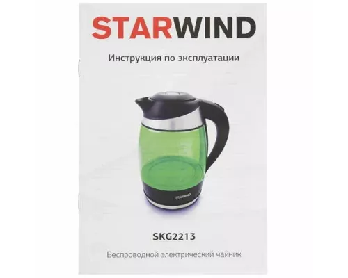 Чайник StarWind SKG2213 зеленый/черный
