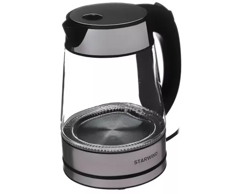 Чайник StarWind SKG3311 черный/серебристый