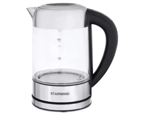 Чайник StarWind SKG5213 серебристый стекло