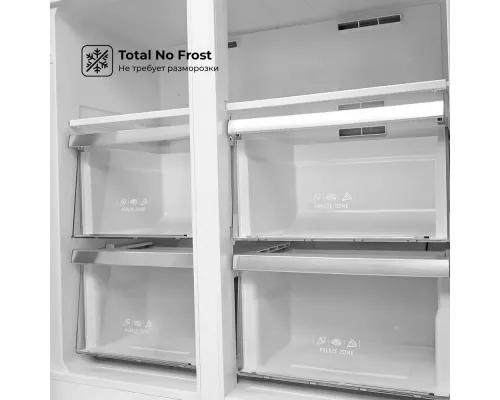 Холодильник LEX LCD450BlXOrID черный металлик с оранжевой полосой