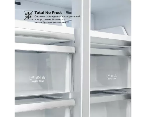 Холодильник LEX LCD505WGID белый/стекло