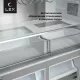 Холодильник LEX LCD505WGID белый/стекло