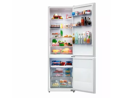 Холодильник LEX LKB185WGIDMax белый/стекло