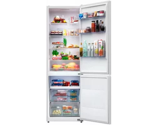 Холодильник LEX LKB185WGIDMax белый/стекло