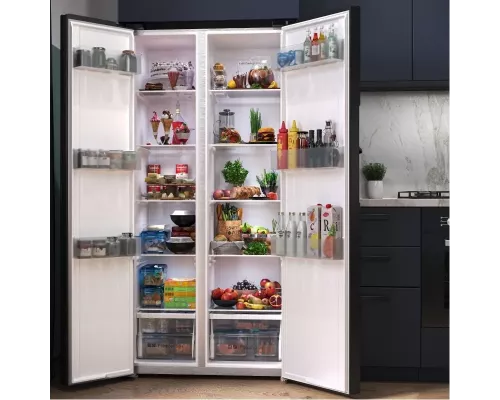 Холодильник LEX LSB520StGID стоун/стекло