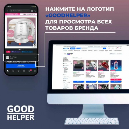 Чайник GOODHELPER KPS-177C белый