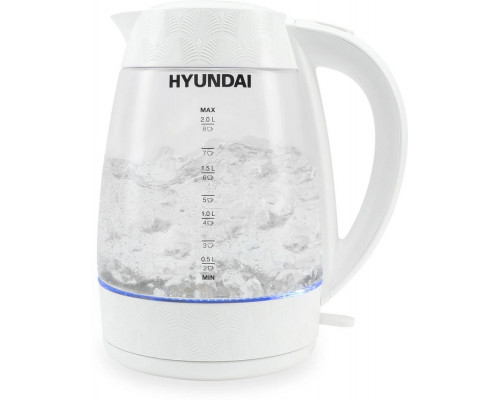 Чайник Hyundai HYK-G4506 белый стекло