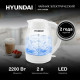 Чайник Hyundai HYK-G4506 белый стекло