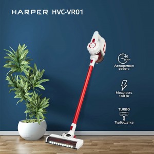 Вертикальный пылесос HARPER HVC-VR01