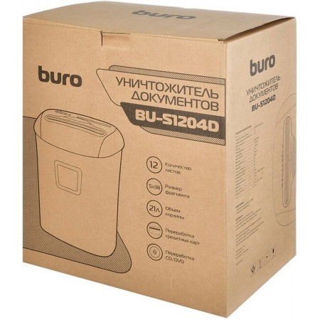 Шредер Buro Office BU-S1204D