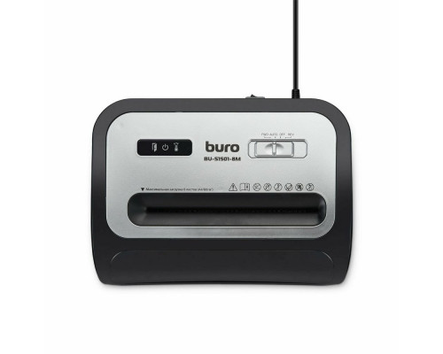 Шредер Buro Office BU-S1501-8M черный