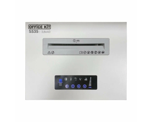 Шредер Office Kit S535 3,8x40 белый