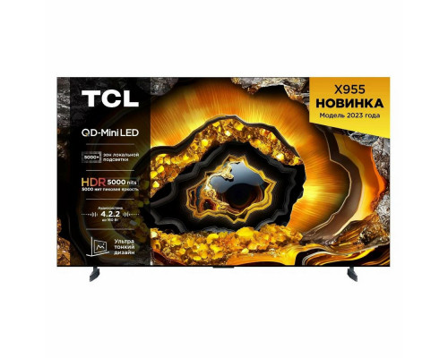 Телевизор TCL 85X955 черный