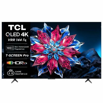 Телевизор TCL 85" 85C655PRO черный QLED