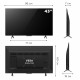 Телевизор TCL 43С655 черный