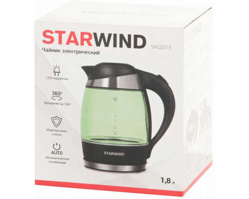 Чайник StarWind SKG2213 зеленый/черный Чайник StarWind SKG2213 зеленый/черный