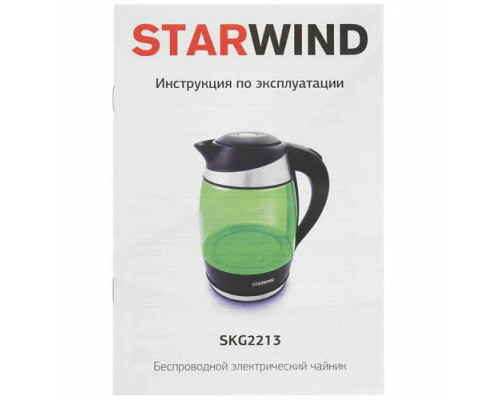 Чайник StarWind SKG2213 зеленый/черный Чайник StarWind SKG2213 зеленый/черный