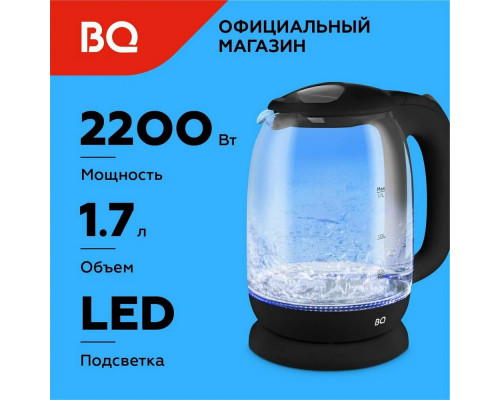 Чайник BQ KT1830G черный