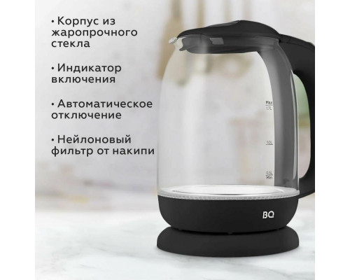 Чайник BQ KT1830G черный