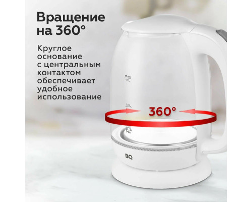 Чайник BQ KT1830G белый