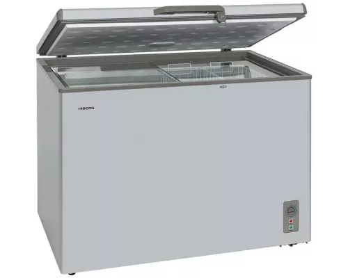 Морозильный ларь HIBERG PF 42L2GS серебристый