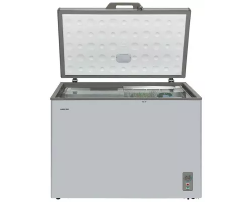 Морозильный ларь HIBERG PF 42L2GS серебристый