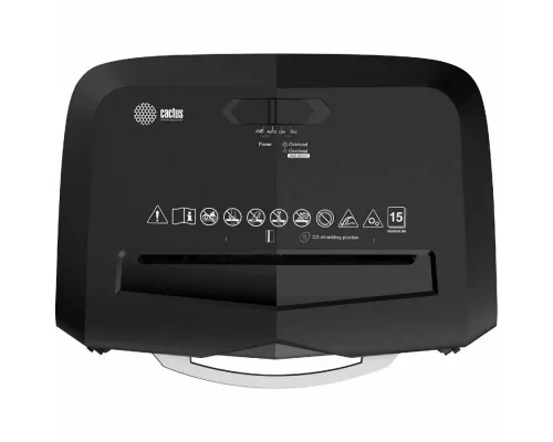 Шредер Cactus CS-SH-15-20-4X35 черный/серый