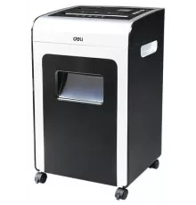 Шредер Deli E9917-EU черный/белый