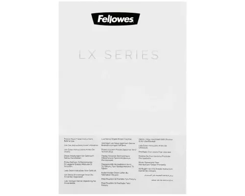 Шредер Fellowes Powershred LX201 черный