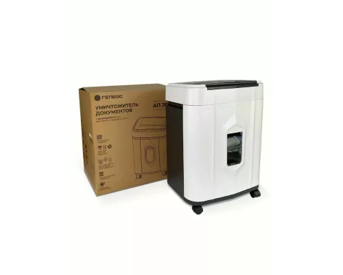 Шредер ГЕЛЕОС АП20-5 белый/черный