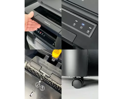 Шредер ГЕЛЕОС АП37-4 черный/серебристый