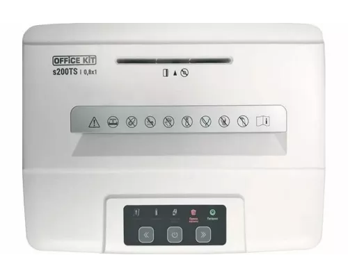 Шредер Office Kit S200TSCD 0,8x1 белый