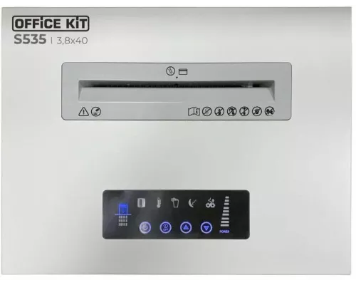 Шредер Office Kit S535 3,8x40 белый