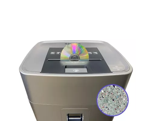 Шредер Office Kit SA375 серый/черный