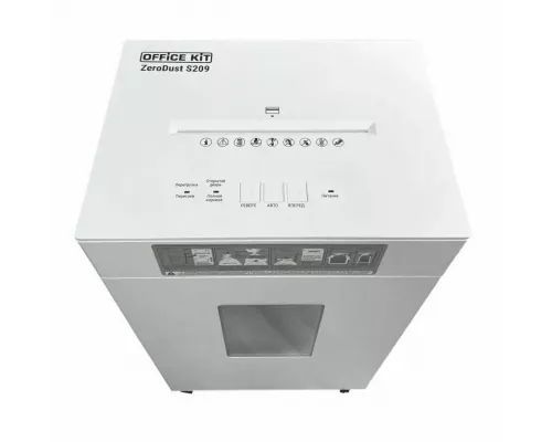 Шредер Office Kit ZeroDust s209 2x10 белый
