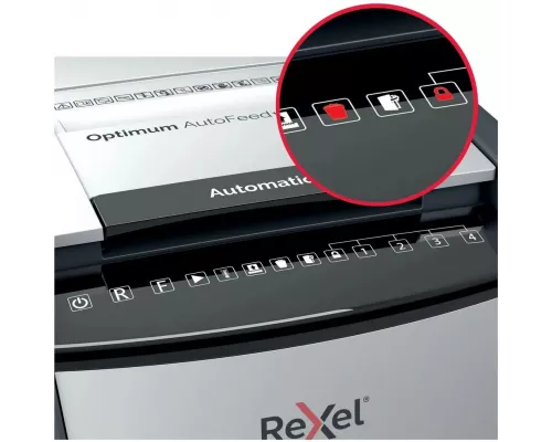 Шредер Rexel Optimum AutoFeed 45X черный