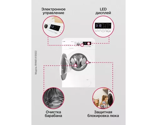 Стиральная машина Hansa WHN8141BSD2