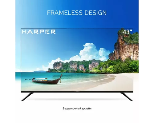 Телевизор Harper 43F670TS черный