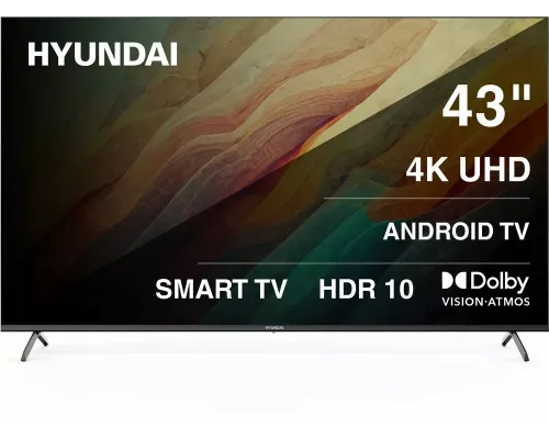 Телевизор Hyundai H-LED43BU7009 черный
