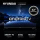 Телевизор Hyundai H-LED43BU7009 черный